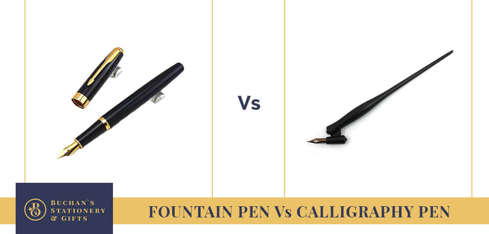 Difference Between Calligraphy Pens and Fountain Pens