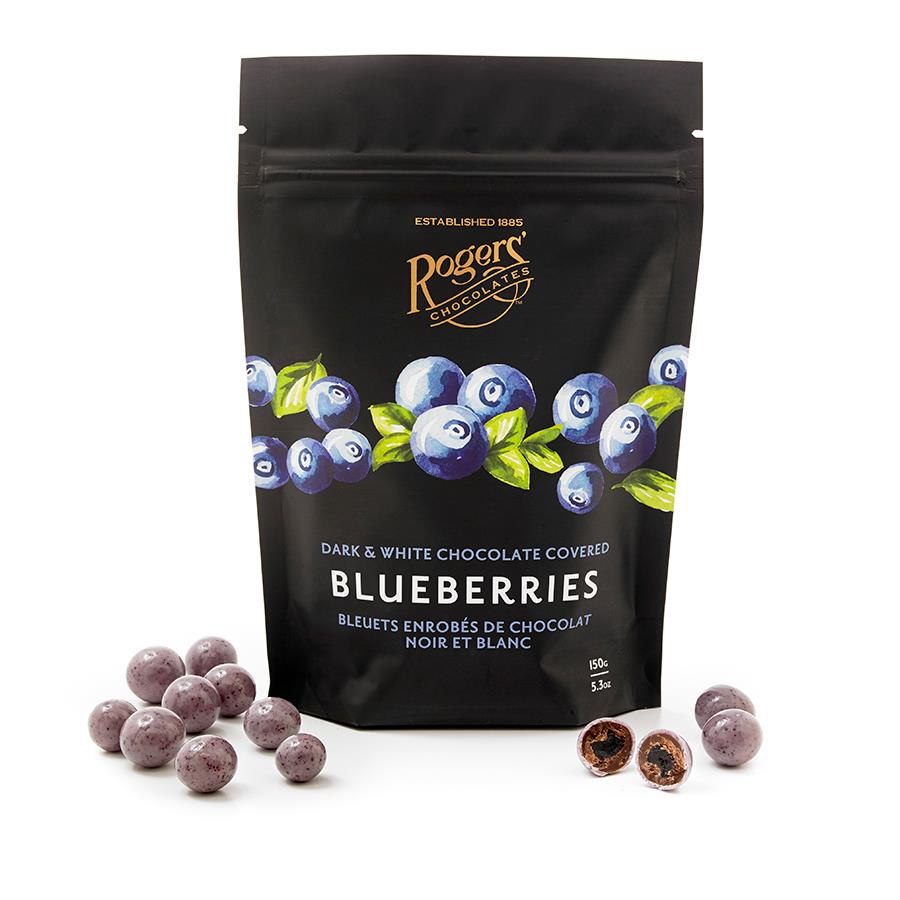 ROGERS' CHOCOLATE - Dark Chocolate Covered Blueberries - Best Victoria Vancouver Canada Souvenirs - Best Small Gifts from Canada Vancouver