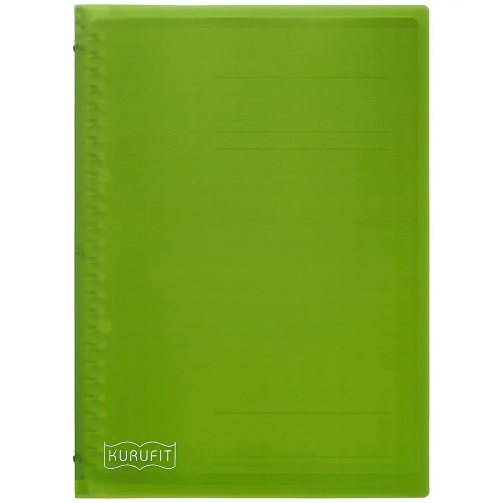 buy japanese stationery in vancouver canada and usa - MARUMAN - Kurufit Binder - B5 Size 26 Holes - Green