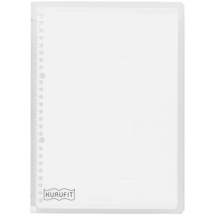 buy japanese stationery in vancouver canada and usa - MARUMAN - Kurufit Binder - B5 Size 26 Holes - Clear