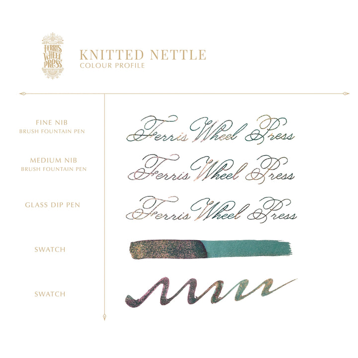 FERRIS WHEEL PRESS - FERRITALES - THE WILD SWANS - KNITTED NETTLE - INK - 85 ml