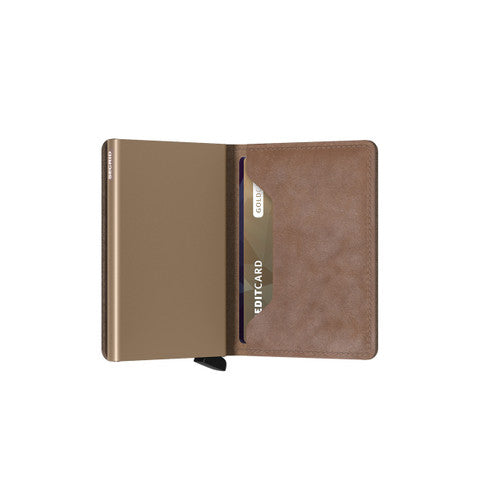 Secrid Slimwallet Vintage Taupe High Quality European Cowhide Leather Wallet - Buy Secrid Wallets in Canada - Best Gift Ideas for Family and Friends