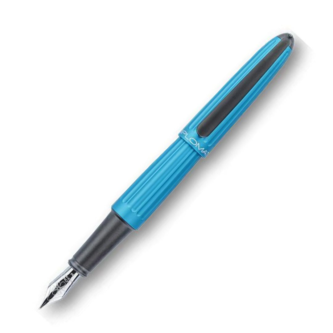 DIPLOMAT - Aero Fountain Pen - Turquoise