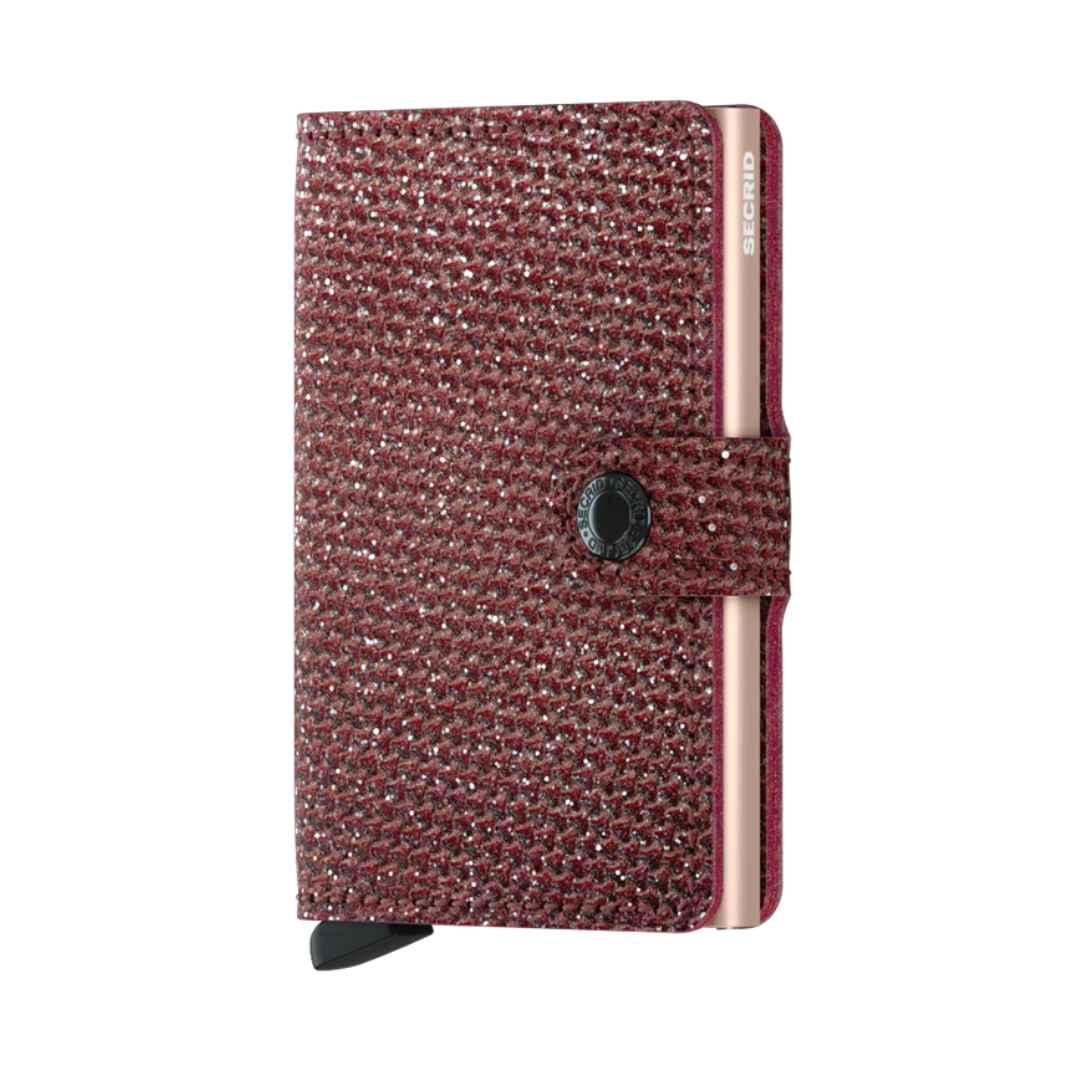 Secrid RFID Miniwallet Sparkle Red High Quality European Cowhide Leather Wallet - Buy Secrid Wallets in Canada - Best Gift Ideas for Family and Friends