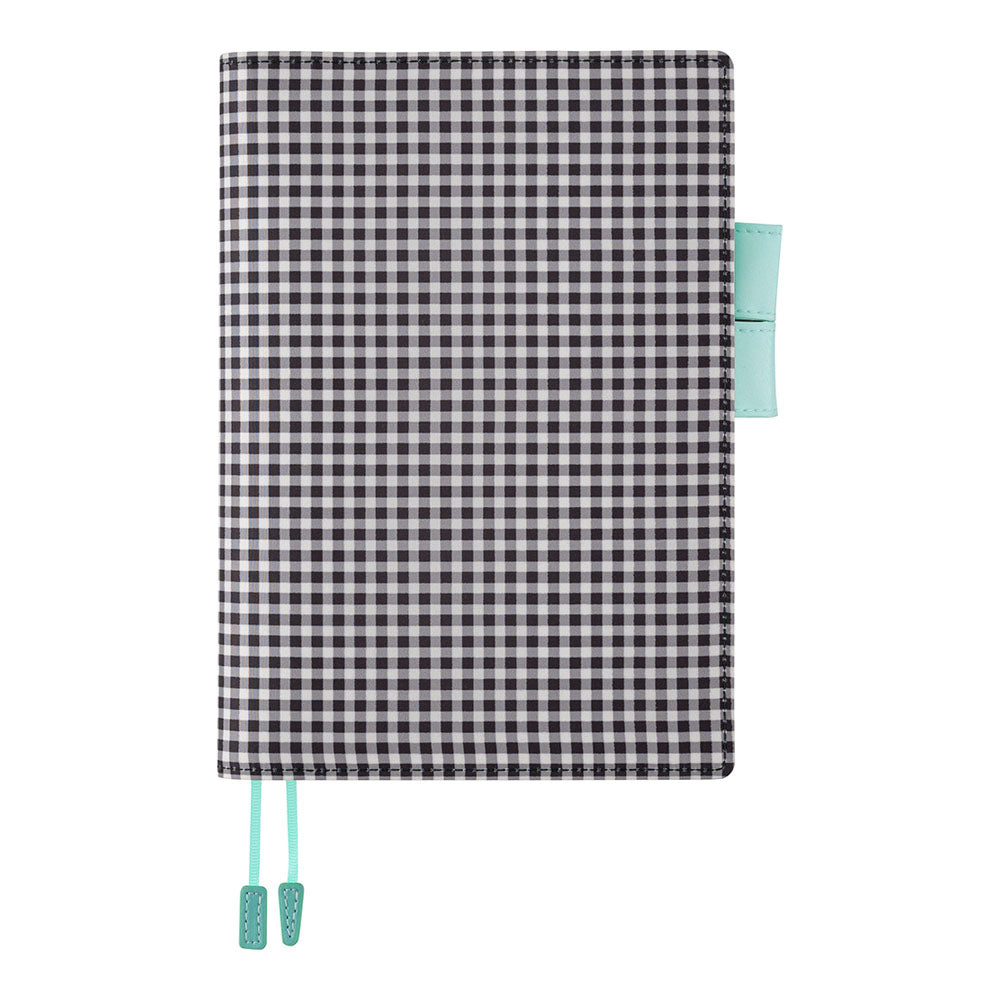 Hobonichi Techo 2024 - A5 Cover Only - Gingham (Black)