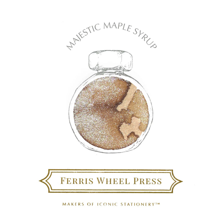 FERRIS WHEEL PRESS - Fountain Pen Ink 38 ml - Majestic Maple Syrup