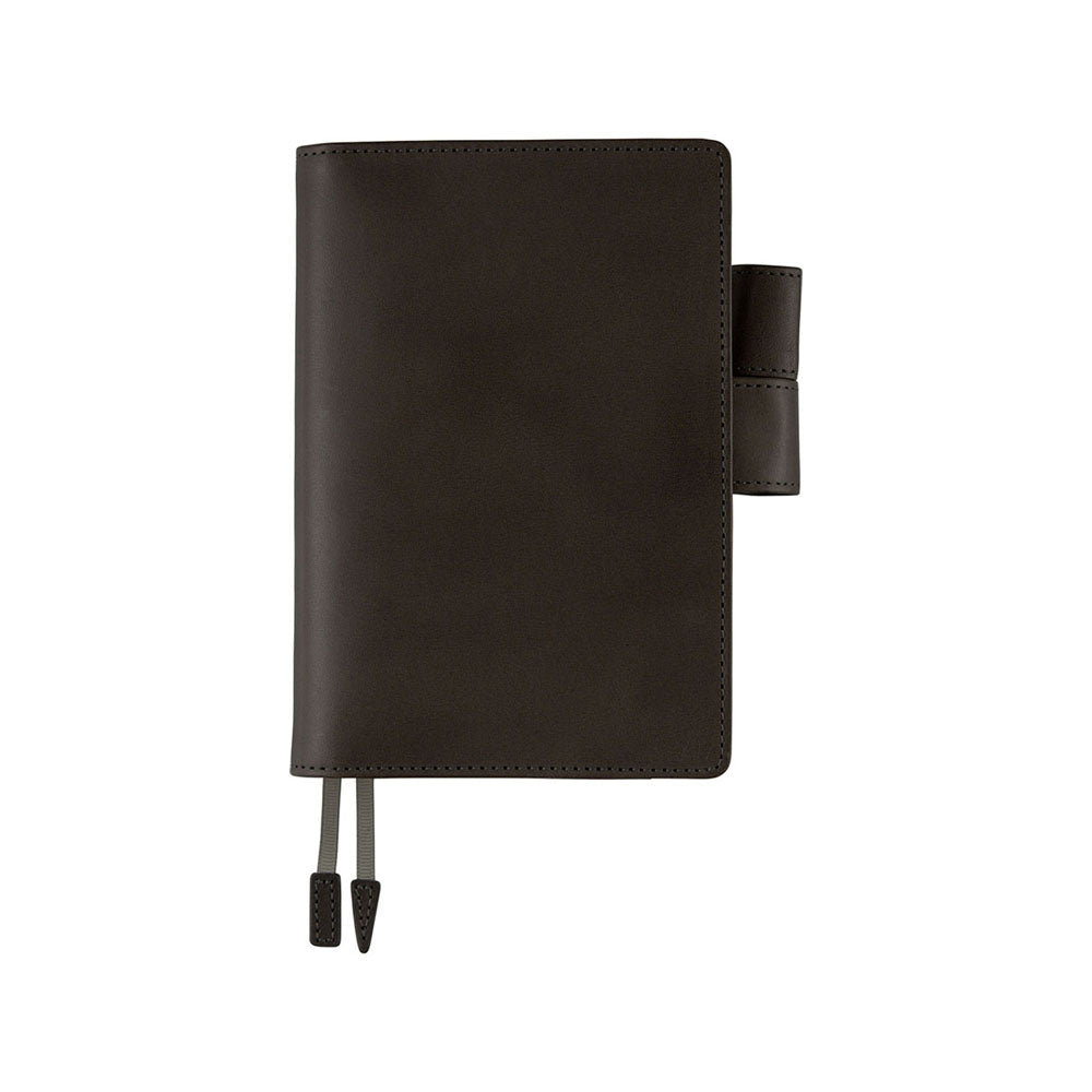 Hobonichi Techo 2024 - A6 Cover Only -  Leather: TS Basic - Black