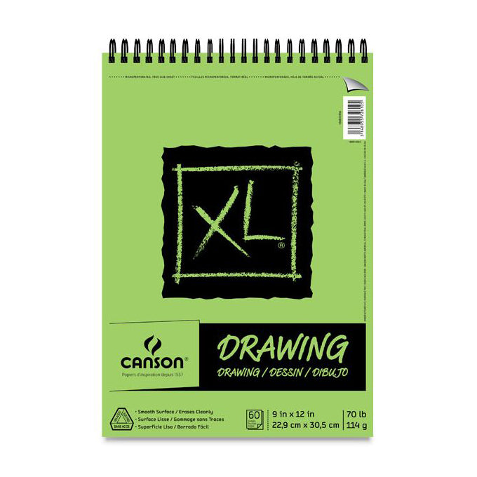 CANSON - XL Drawing Pad - 9"x12" (22.9x30.5cm) - Buchan's Kerrisdale Stationery