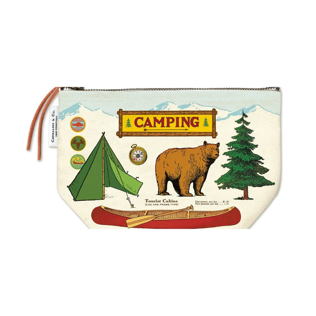 CAVALLINI & CO - Vintage Pouch "Camping" - Buchan's Kerrisdale Stationery