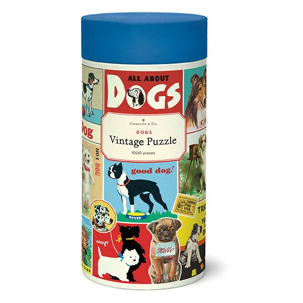 CAVALLINI & CO – 1000 Piece Vintage Puzzle "Dogs" - Buchan's Kerrisdale Stationery