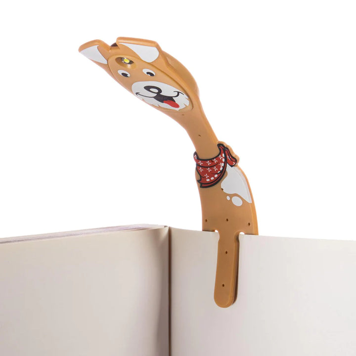 Thinking Gifts - LED Reading Light - Bookmark - Flexi Light Pals - Dog - Buchan's Kerrisdale Stationery