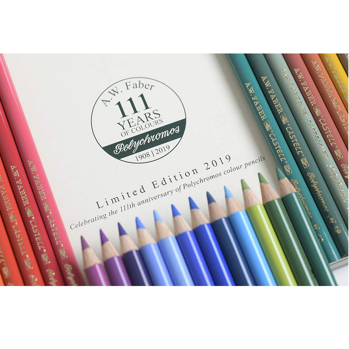 Faber-Castell - Special Edition Polychromos Artists Color Pencil Set of 24 - Retro Tin - Buchan's Kerrisdale Stationery