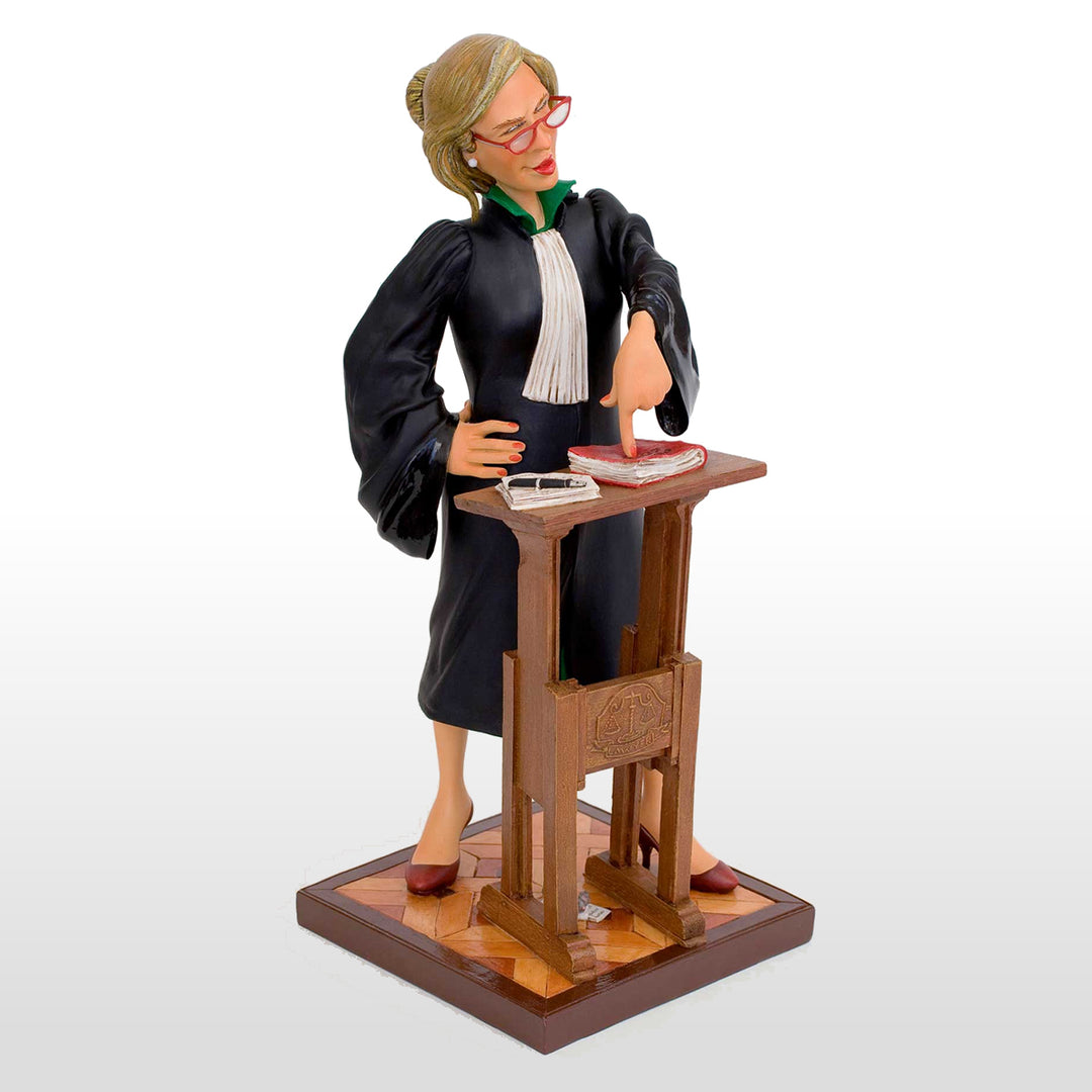 Guillermo Forchino - Comic Art Figurine - "Lady Lawyer" - Buchan's Kerrisdale Stationery