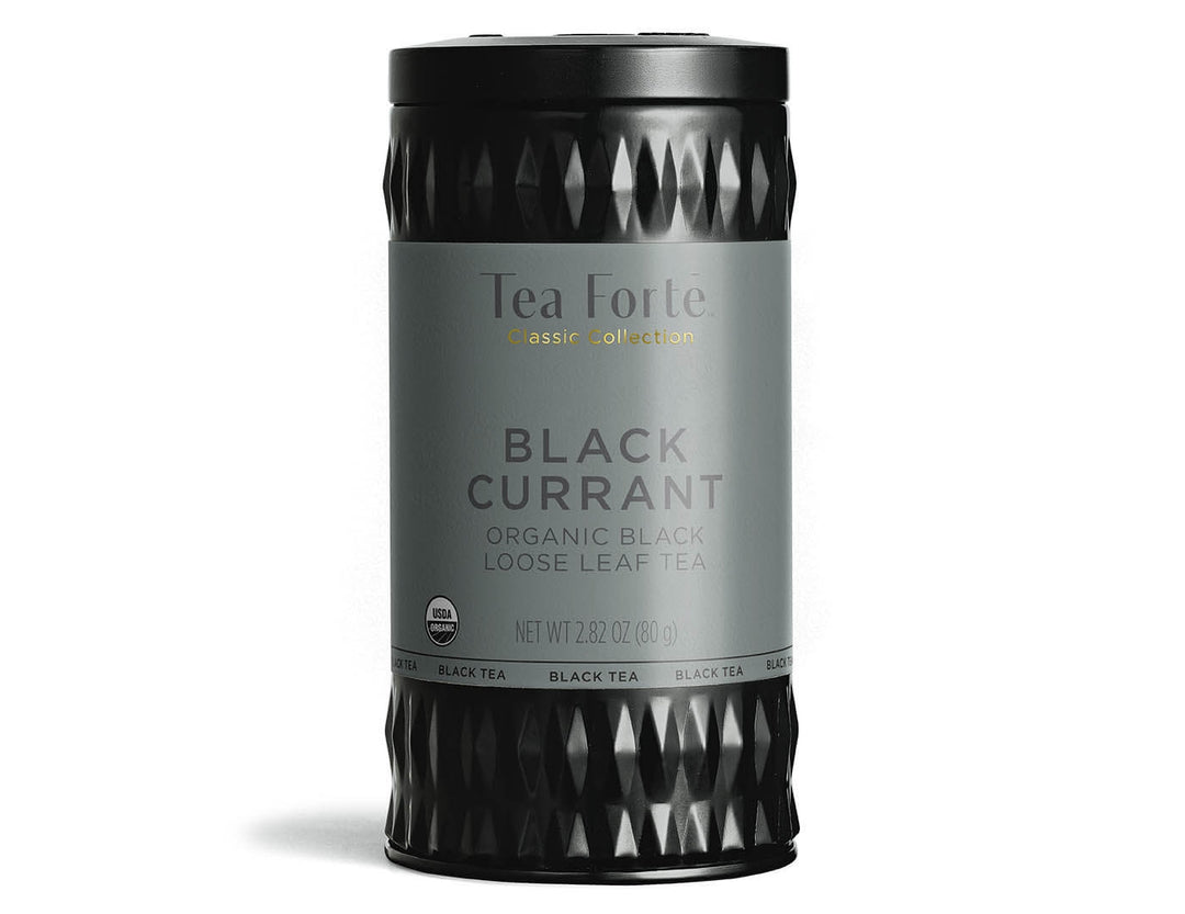TEA FORTE - BLACK CURRANT TEA LOOSE LEAF TEA CANISTERS - Buchan's Kerrisdale Stationery