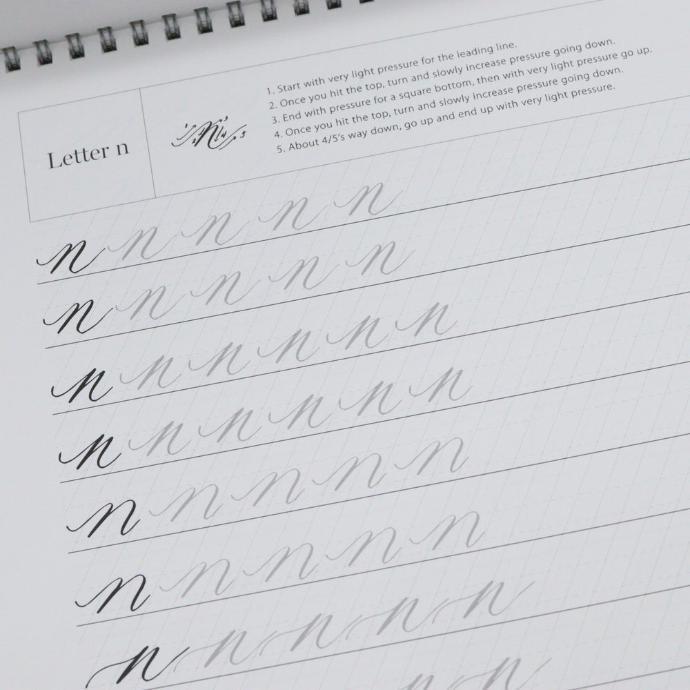 WRITTEN WORD – Modern Calligraphy Practice Pad – Lowercase English Alphabet - Buchan's Kerrisdale Stationery