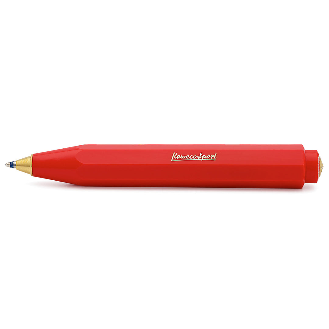 Kaweco CLASSIC SPORT Ballpoint Pen (1.0mm) - Red Body - Buchan's Kerrisdale Stationery