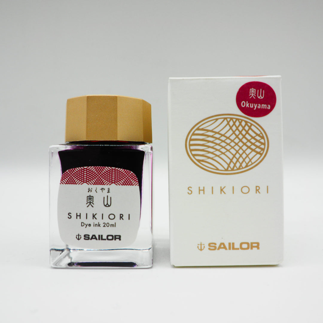 SAILOR PEN – SHIKIORI INK – Bottled Fountain Pen Ink (20ml) – OKUYAMA - Buchan's Kerrisdale Stationery