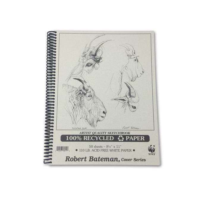 ROBERT BATEMAN - 100% Recycled sketchbook - 8.5x11" - Buchan's Kerrisdale Stationery