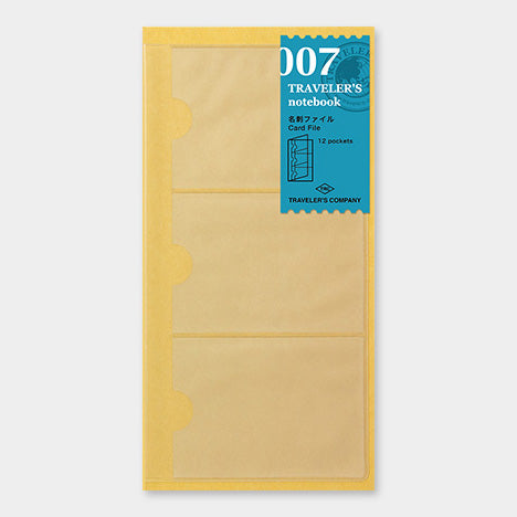TRAVELER’S NOTEBOOK – 007 Business Card 12 Pockets (REGULAR SIZE) - Buchan's Kerrisdale Stationery