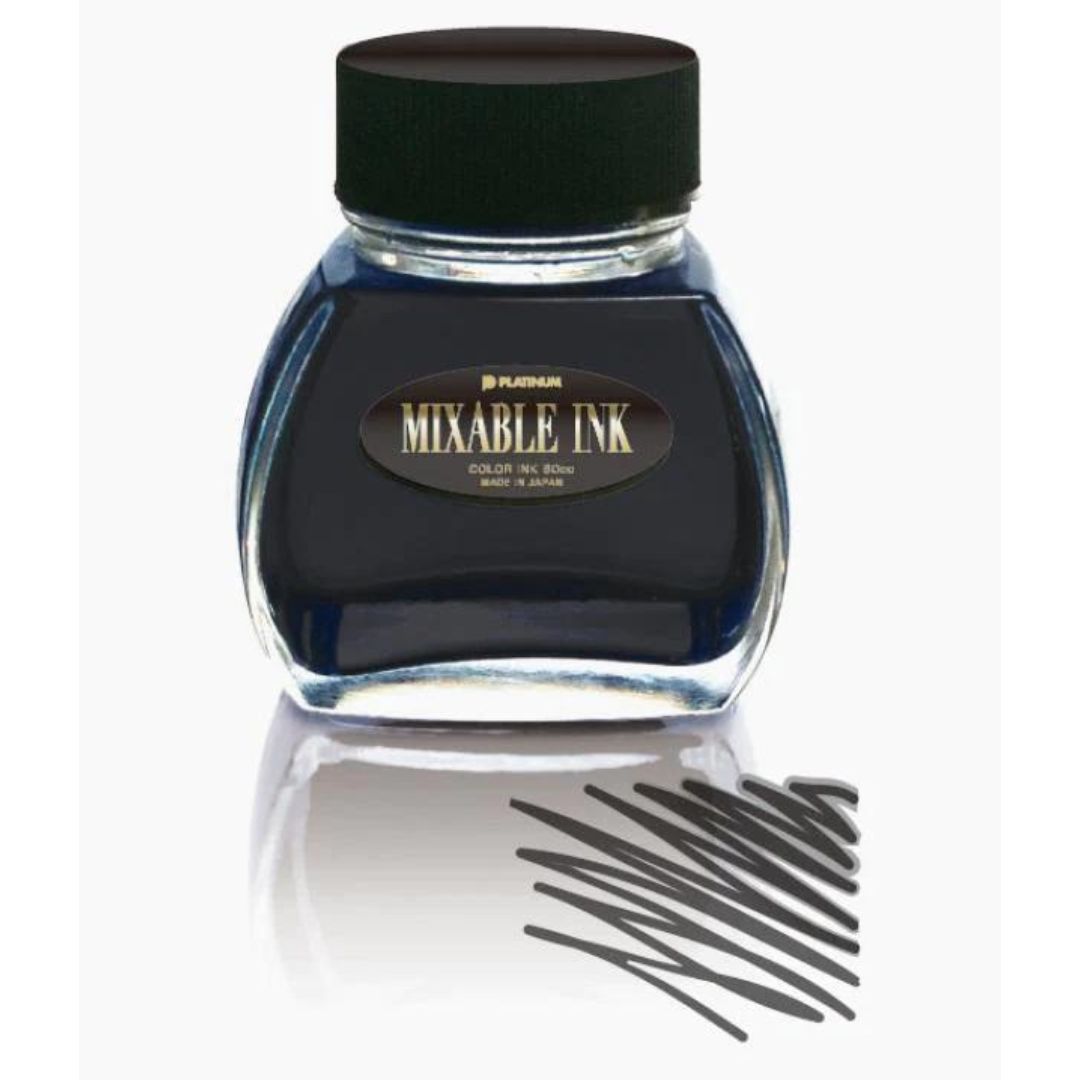 PLATINUM - 60ml Bottle Mixable Ink - Smoke Black - Buchan's Kerrisdale Stationery