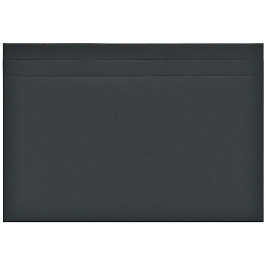 SIWA - A4 Flat File Folder with Multiple Size Pockets - Black - Buchan's Kerrisdale Stationery