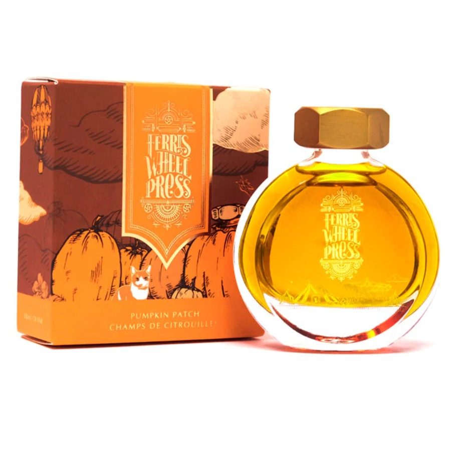 FERRIS WHEEL PRESS – ‘Gourmet Summer Collection’ Fountain Pen Ink Glass Bottle 38ml – Pumpkin Patch - Buchan's Kerrisdale Stationery