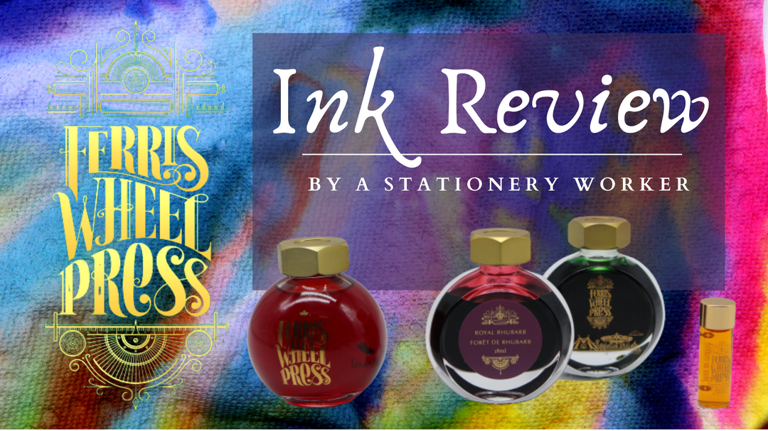 Ferris Wheel Press Ink Review by a Stationery Worker (with Ink Swatches)