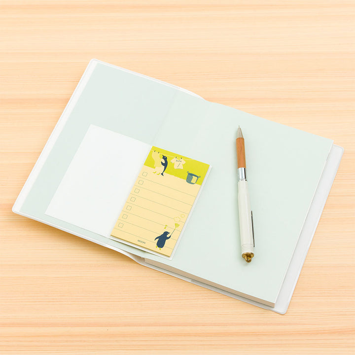 Midori - Sticky Note Memo Pad - To Do List - Penguin - Free shipping to US and Canada - Vancouver Buchan's Kerrisdale Gift & Stationery Store