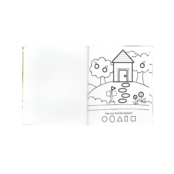 Ooly - My First 123 - Toddler Coloring Book - Shapes and Numbers