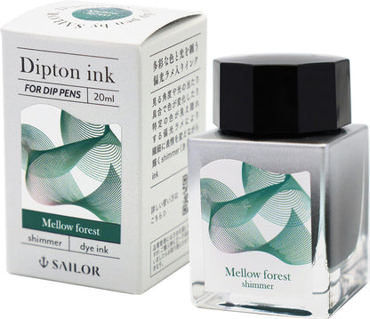 SAILOR PEN - Dipton Shimmer Bottle Ink 20ml - Mellow Forest