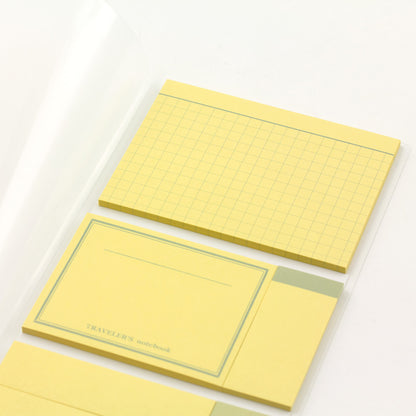 TRAVELER'S NOTEBOOK - 022 Sticky Note Memo Pad Refill - 8 Blocks x 30 Sheets (REGULAR SIZE) - Free shipping to US and Canada - Vancouver Buchan's Kerrisdale Stationery Store