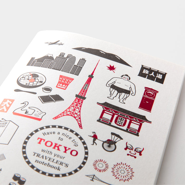 TRAVELER'S COMPANY JAPAN (MIDORI) - Traveler's Notebook 2024 TOKYO EDITION - Blank Refill Notebook - Free Shipping to US and Canada - Buchan's Kerrisdale Stationery