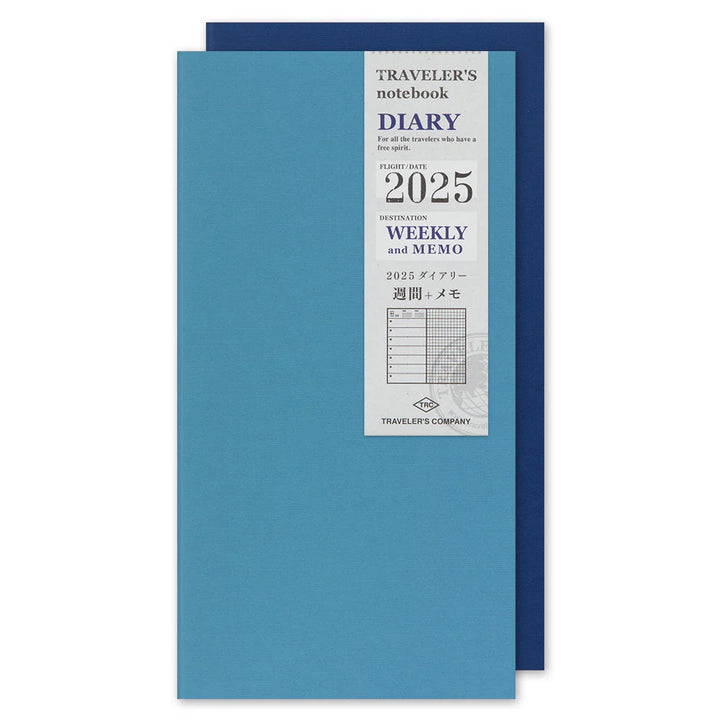 Traveler's Notebook - 2025 Weekly + Memo (Regular Size)