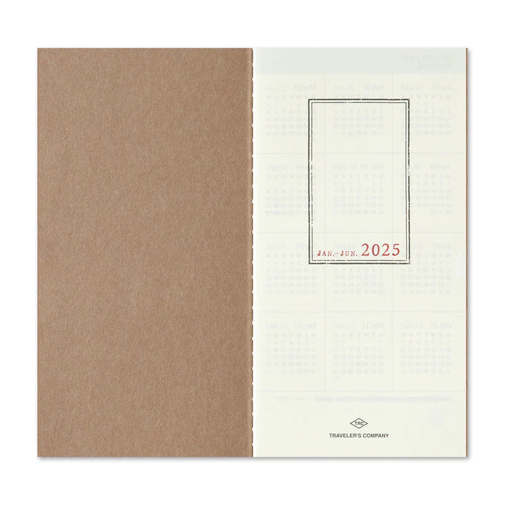 Traveler's Notebook - 2025 Weekly + Memo (Regular Size)