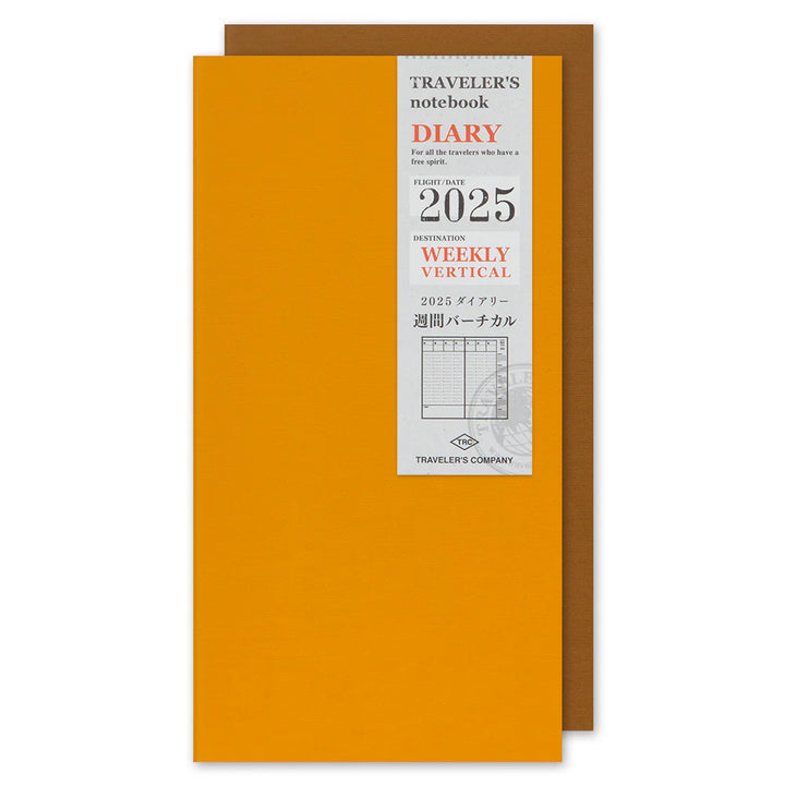 Traveler's Notebook - 2025 Weekly Vertical (Regular Size)