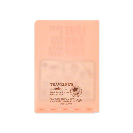 Traveler's Notebook - 2025 Clear Folder - Passport Size