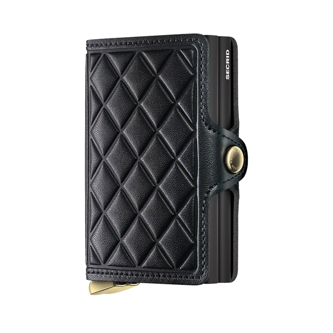 SECRID - Premium Twinwallet - Emboss Diamond Black