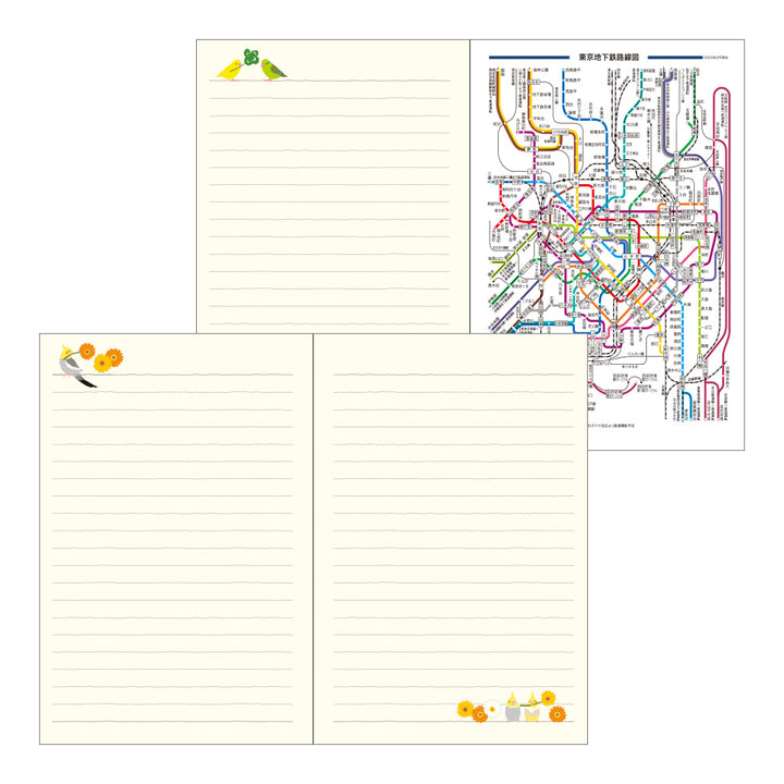 MIDORI - MD Notebook - 2024 Pocket Diary <Mini> - Bird