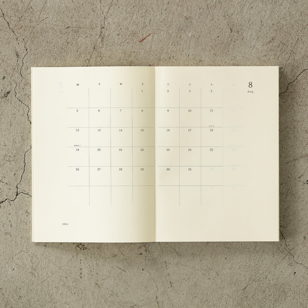 MIDORI - MD Notebook Diary 2024 - A5