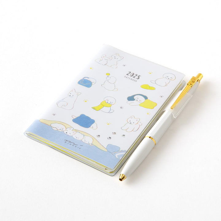 MIDORI - MD Notebook - 2025 Pocket Diary <Mini> - Dog