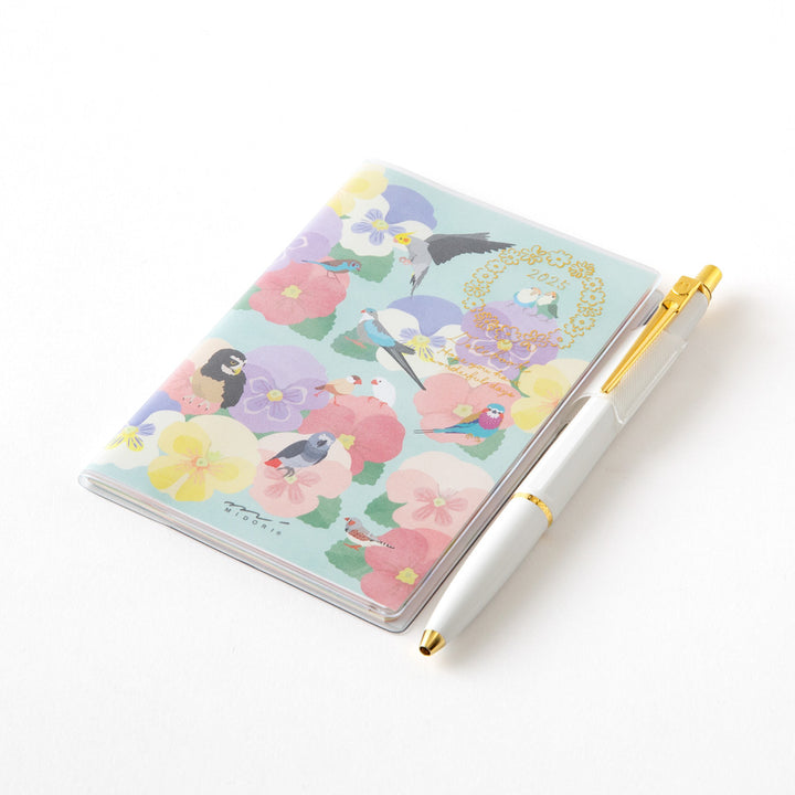 MIDORI - MD Notebook - 2025 Pocket Diary <Slim> - Bird