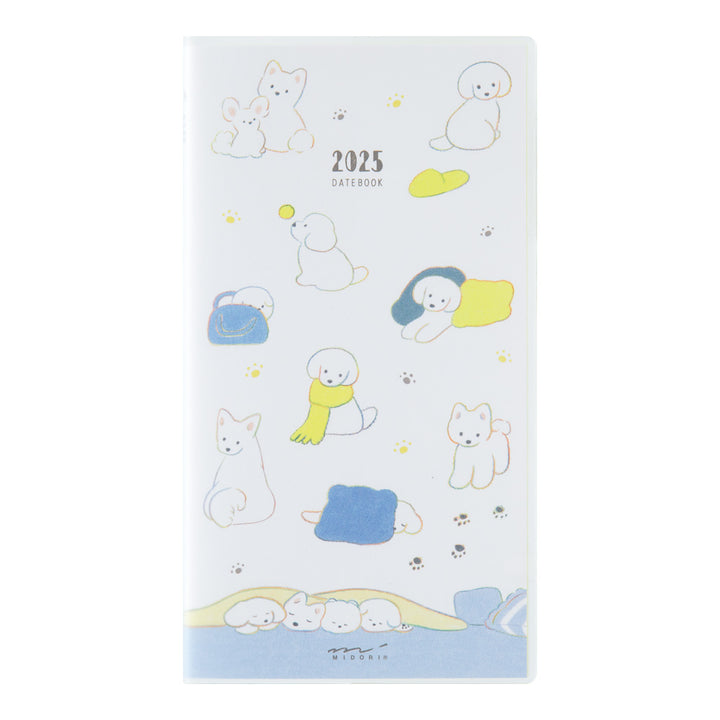 MIDORI - MD Notebook - 2025 Pocket Diary <Slim> - Dog