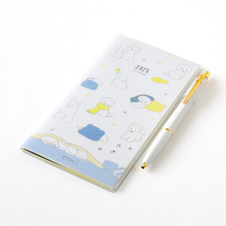 MIDORI - MD Notebook - 2025 Pocket Diary <Slim> - Dog