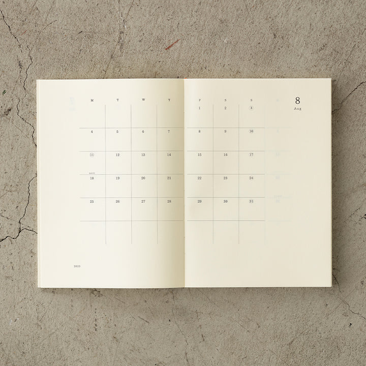 MIDORI - MD Notebook Diary 2025 - A5 Thin