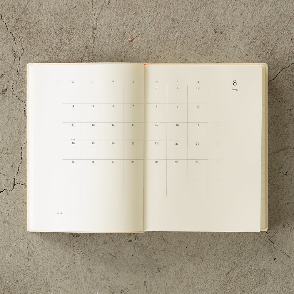 MIDORI - MD Notebook Diary 2025 - 1 Day 1 Page - A5