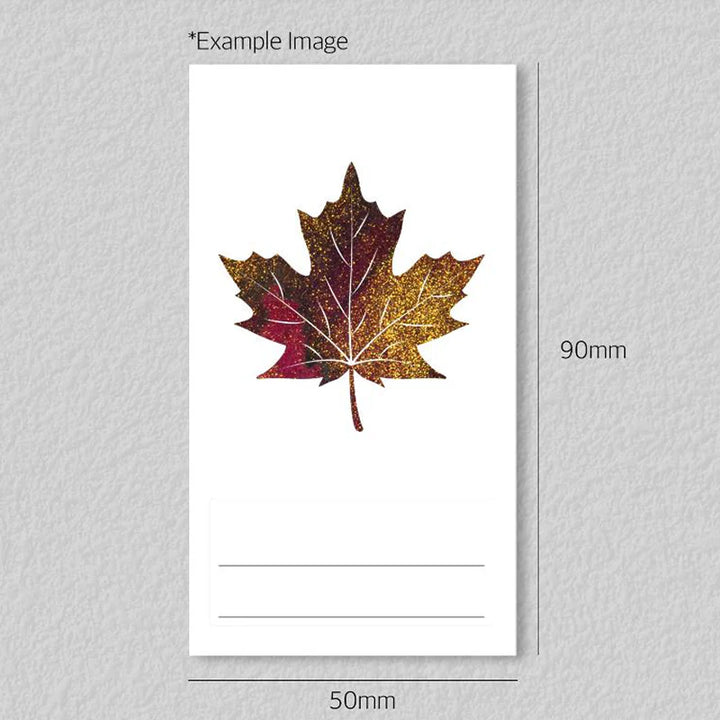 Wearingeul - Ink Swatch Card - Maple Leaf