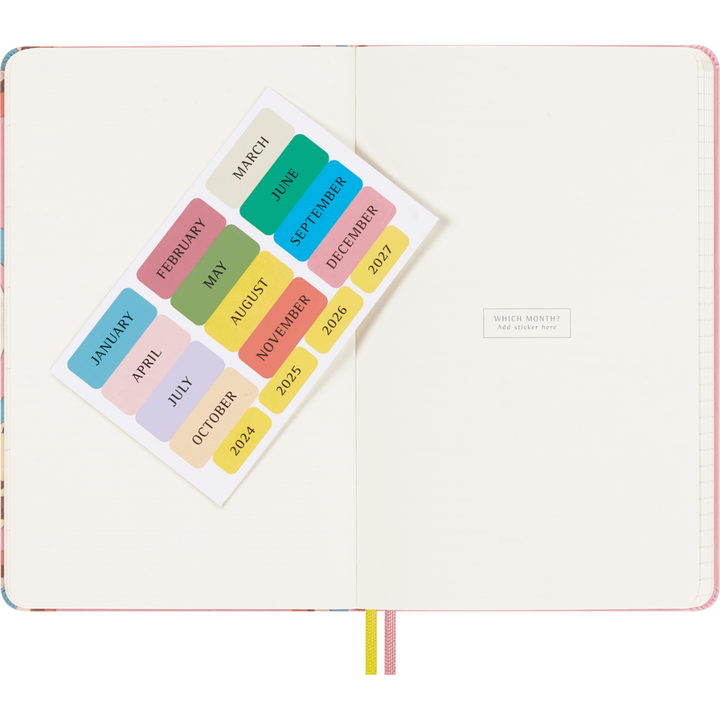 Moleskine - Sakura Undated Weekly Notebook Diary/Planner - Momoko Sakura - Hardcover - Large (13x21cm - 5x8.25in)