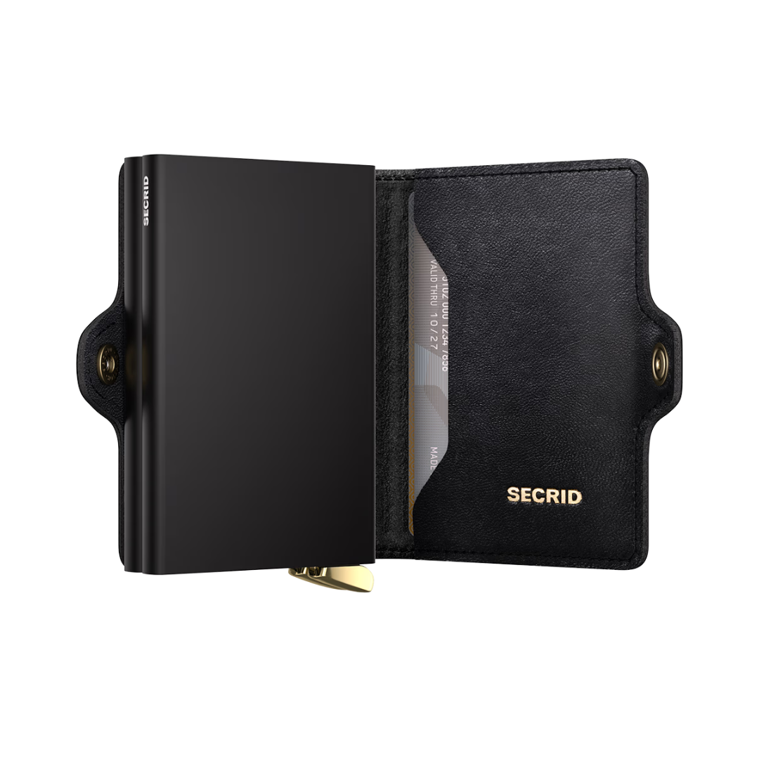 SECRID - Premium Twinwallet - Emboss Diamond Black