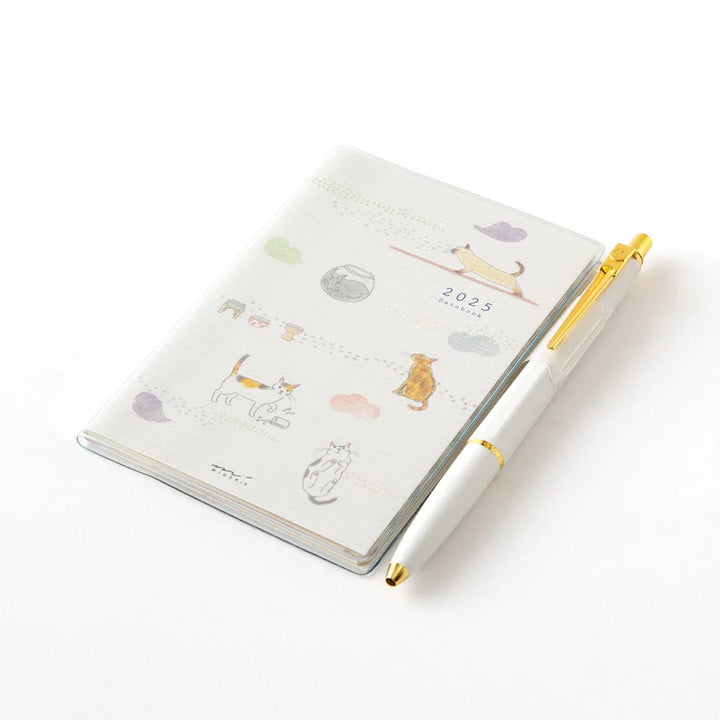 MIDORI - MD Notebook - 2025 Pocket Diary <Mini> - Cat