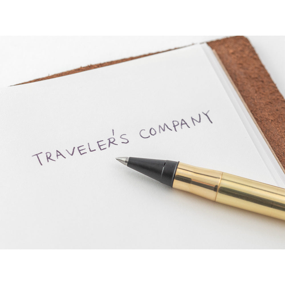 TRAVELER'S NOTEBOOK - Limited Edition Factory Green Brass Rollerball Pen - Free shipping to US and Canada - Vancouver Buchan's Kerrisdale Stationery Store